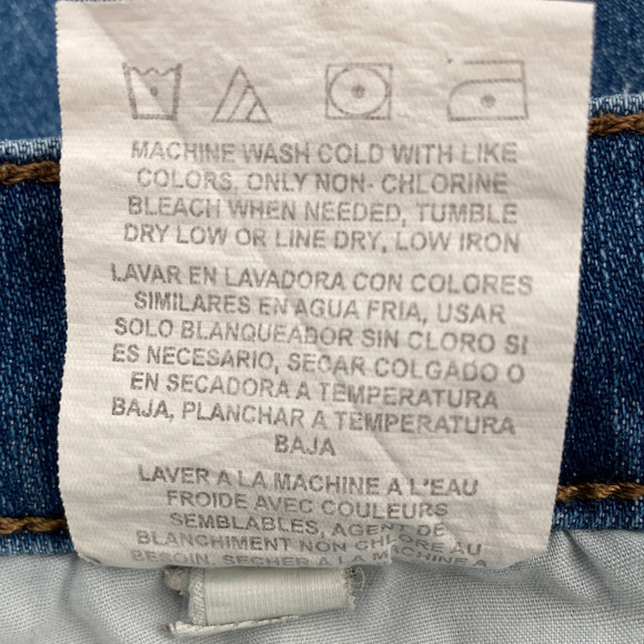 Lee 12 Short Relaxed Fit Straight Leg Mid Rise Jeans - Picture 11 of 12